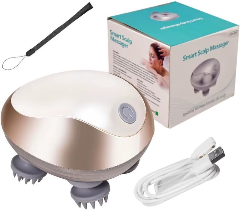 ALKAYAN Electric Scalp Massager, 96 Point Head Massager, 4 Kneading Hands, Flexible S... - Image 5