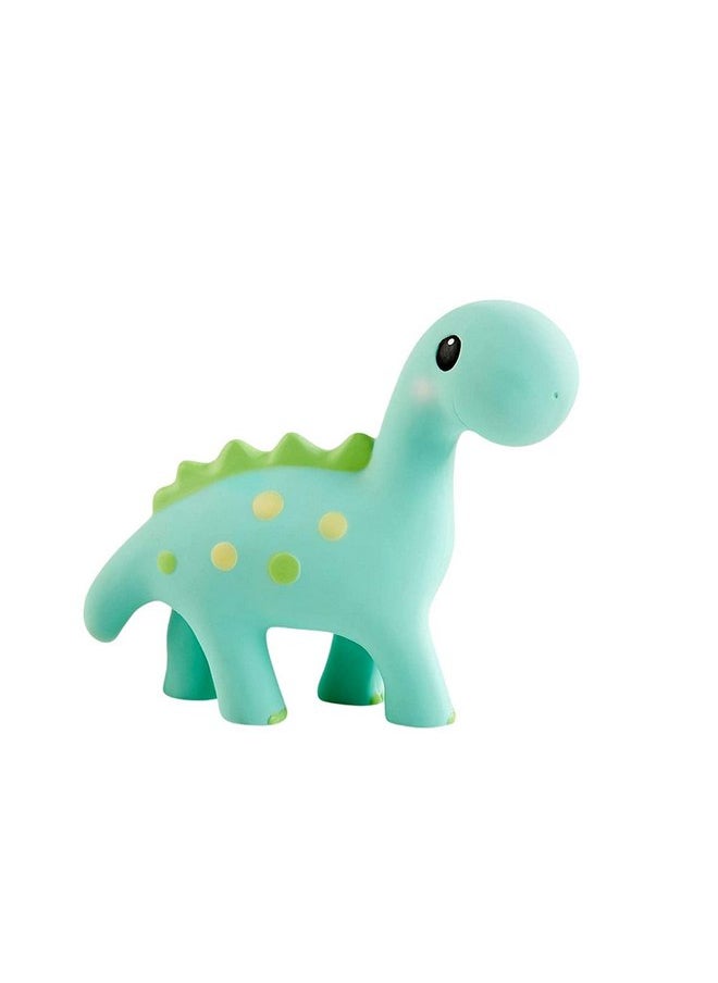 Lil' Llama - Lil' Llama Baby Teething Toys, Dinosaur Teether for Toddler & Baby Boys and Girls, 100% Natural Rubber Squeaker, BPA-Free, Soothe Sore Itchy Gums & Teething Pain (Dinosaur) - Image 1