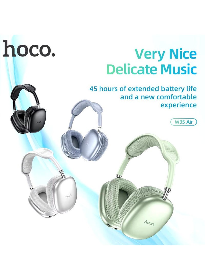 هوكو HOCO W35 Air سماعات بلوتوث لاسلكية، إلغاء الضوضاء النشط، صوت ستيريو HiFi قابل للتعديل لاسلكيًا(أزرق) - Image 5