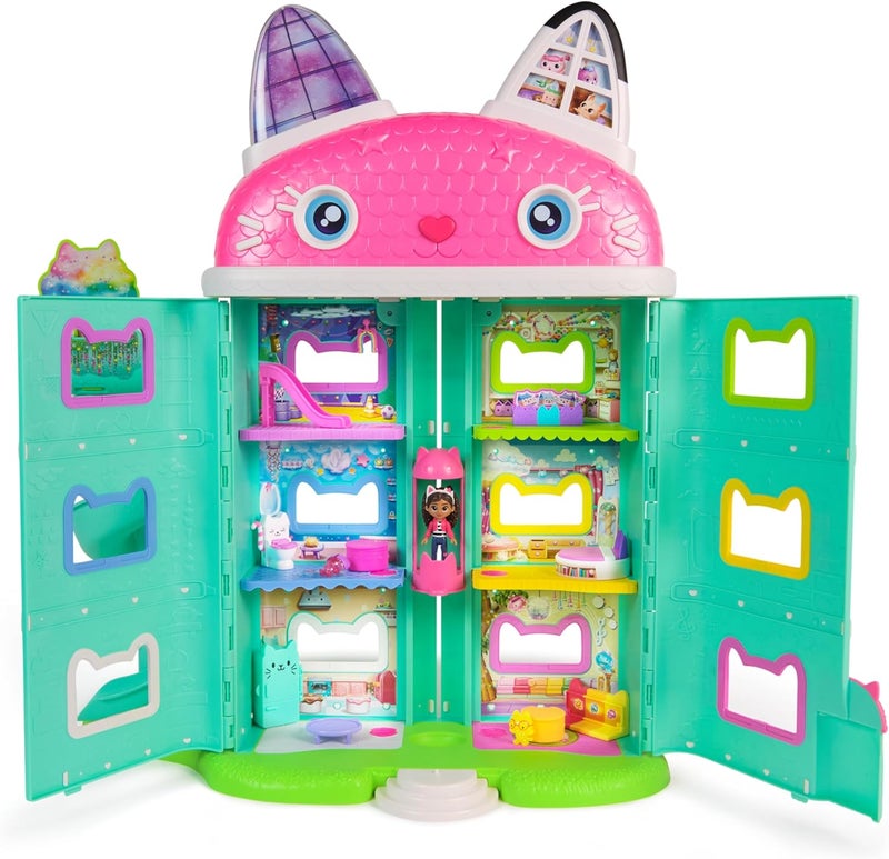 Gabby's Dollhouse Gabby’s Dollhouse The Movie Meow-Mazing Interactive Dollhouse (76.2 cm) - Image 2