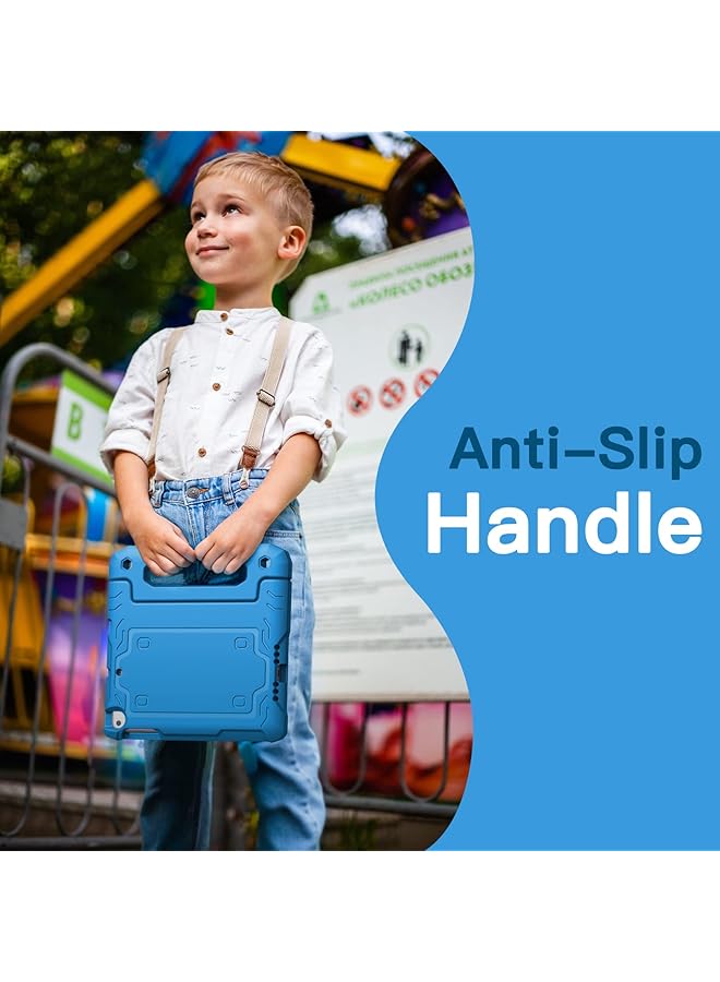 Jetech Kids Case For Ipad Mini 5 4 3 2 1 7.9-Inch 2019 2015 2014 2013 2012 Model With Built-In Screen Protector Shockproof Full-Body Handle Stand Tablet Protective Cover Blue - Image 3