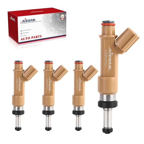 AISHAN 4PCS Fuel Injectors 12 Holes Compatible with Scion xD 2008 2009 for Toyota Matrix 20092012 Corolla 2009 2010 2011 2012 2013 2014 2015 L4 18L Replace 232500T010 2325039145 - Image 1