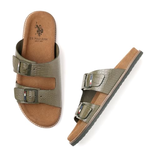 U.S. Polo Assn. Unisex ACE Slippers - (UK7) (US8) (2FD25268D05) - Image 1