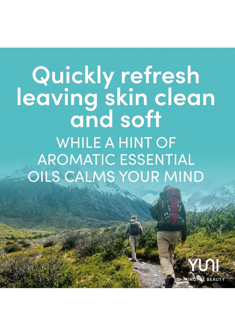 yuni beauty YUNI Beauty Waterless Body Wash (4 oz) - Rinse-Free Foaming Bath and Clean Body Wash Solution Instantly Remove Sweat, Dirt, Odor, Travel, Camping and Backpacking Essentials, Paraben-Free, Vegan  - Image 3