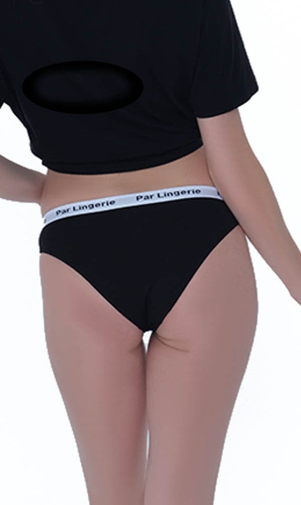 Parlingerie Women's Slip Panties Black - Image 2