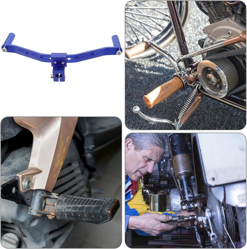 Motorcycle Gear Shifter Lever Blue CNC Pit Bike Shift Lever Dirt Bike for Motorcycle and ATV Controls - Image 3