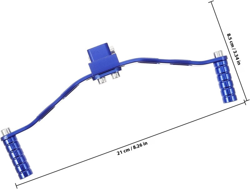 Motorcycle Gear Shifter Lever Blue CNC Pit Bike Shift Lever Dirt Bike for Motorcycle and ATV Controls - Image 2