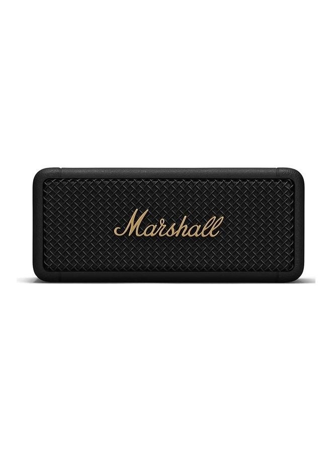 Marshall Emberton II Portable Bluetooth Speaker - Black and Brass - Image 2