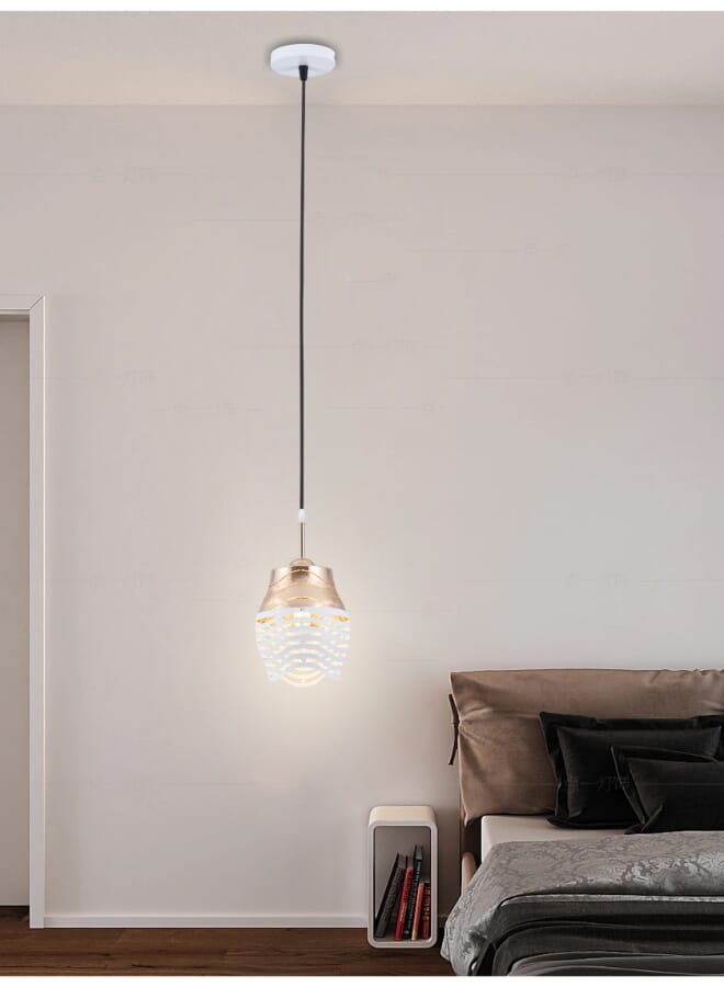 Best Power ضوء سقف معلق حديث 6148-1 بقاعدة مصباح E27، 40 واط كحد أقصى، طول قابل للتعديل 80 سم - تركيبة ضوء أنيقة (المصباح غير متضمن) - Image 2