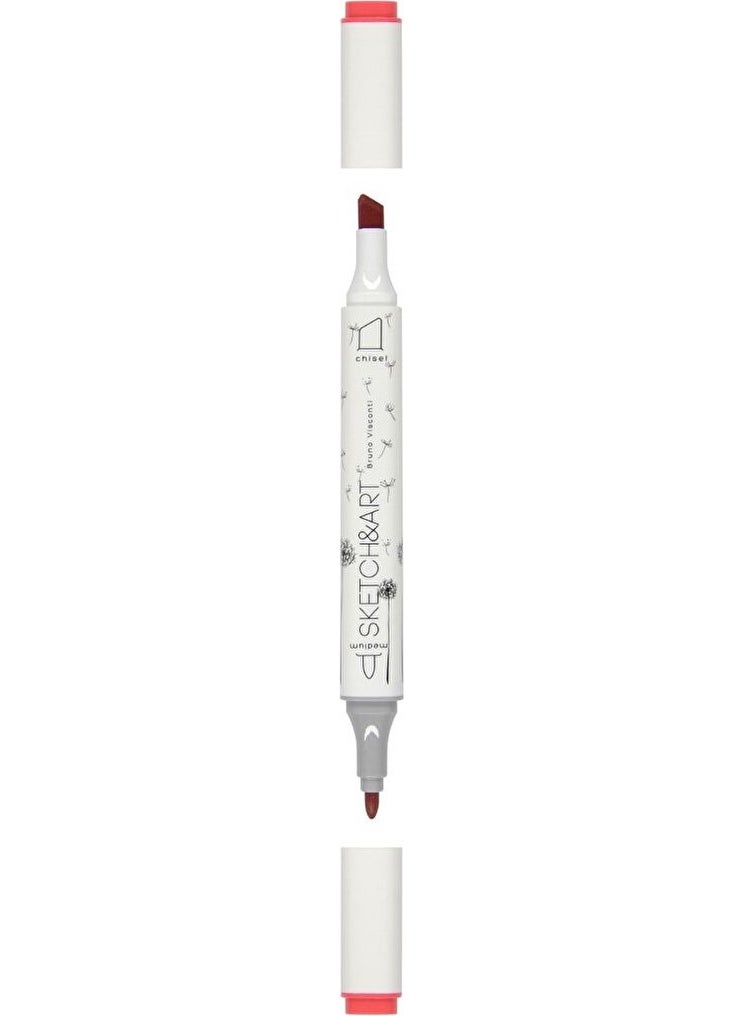 Bruno Visconti Sketch Art Double Sided Markers 12 Color Pastel 22-0076/02  - Image 3