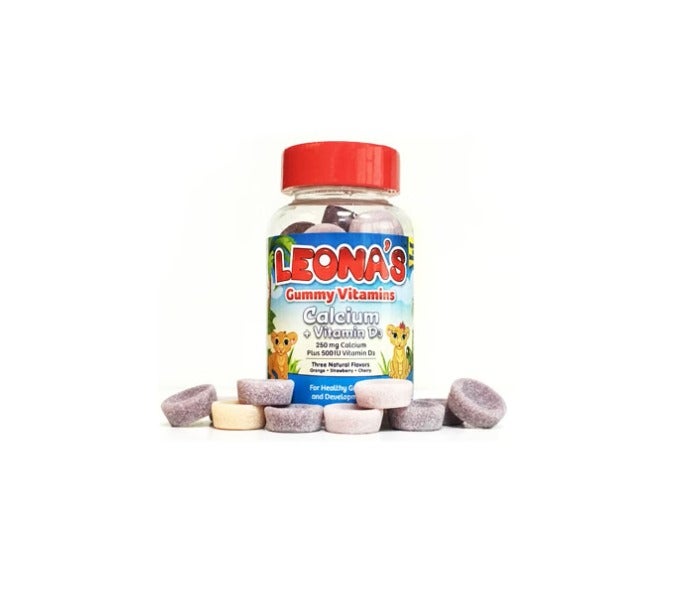 LEONAS CALCIUM + VITAMIND3 GUMMIES-30 PIECES - Image 2