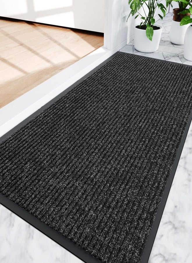 Amyracel سجادة مدخل أمامية من Amyracel، للاستخدام الداخلي والخارجي، مقاس 36 × 48 بوصة، مقاومة للماء، مناسبة لجميع الفصول، سجادة أرضية تجارية شديدة التحمل، مقاومة للبهتان، ظهر مطاطي، تصميم منخفض، سهلة التنظيف - Image 1
