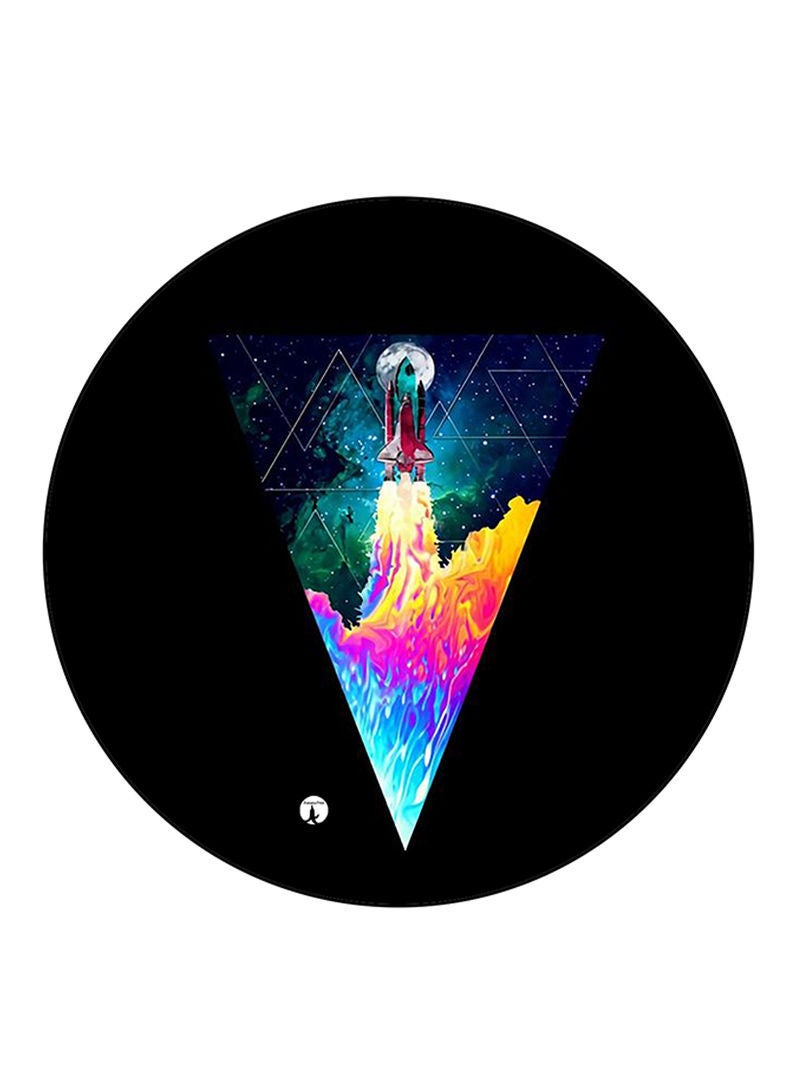 RKN Art Printed Fridge Magnet Round  Multicolour - Image 2