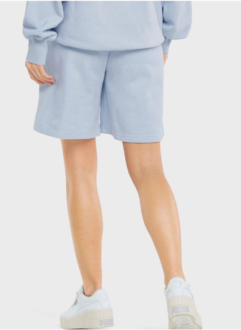 PUMA - 8" Classics High Waist Longline Shorts - Image 1