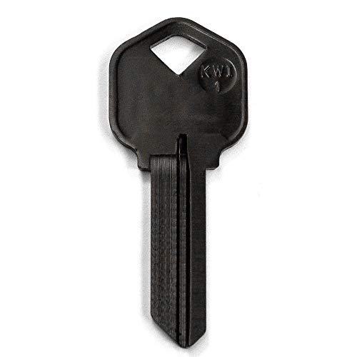 key smart KeySmart AirKey - Aluminum Key Blanks, 75% Lighter, 2X Stronger Than Brass - Durable, Scratch-Free KW1 Key Blanks Set (3 Pack, Black) - Image 4