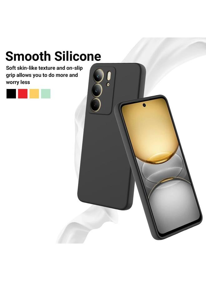 erorex Case For Realme C75x Pure Color Liquid Silicone Shockproof Phone Case - Image 3