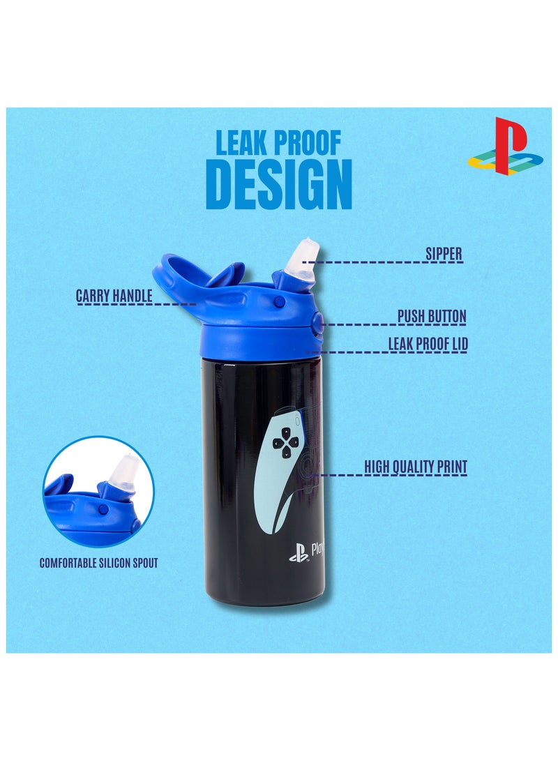 Sony Playstation Controllers Stainless Steel Water Bottle 400ml - Image 4
