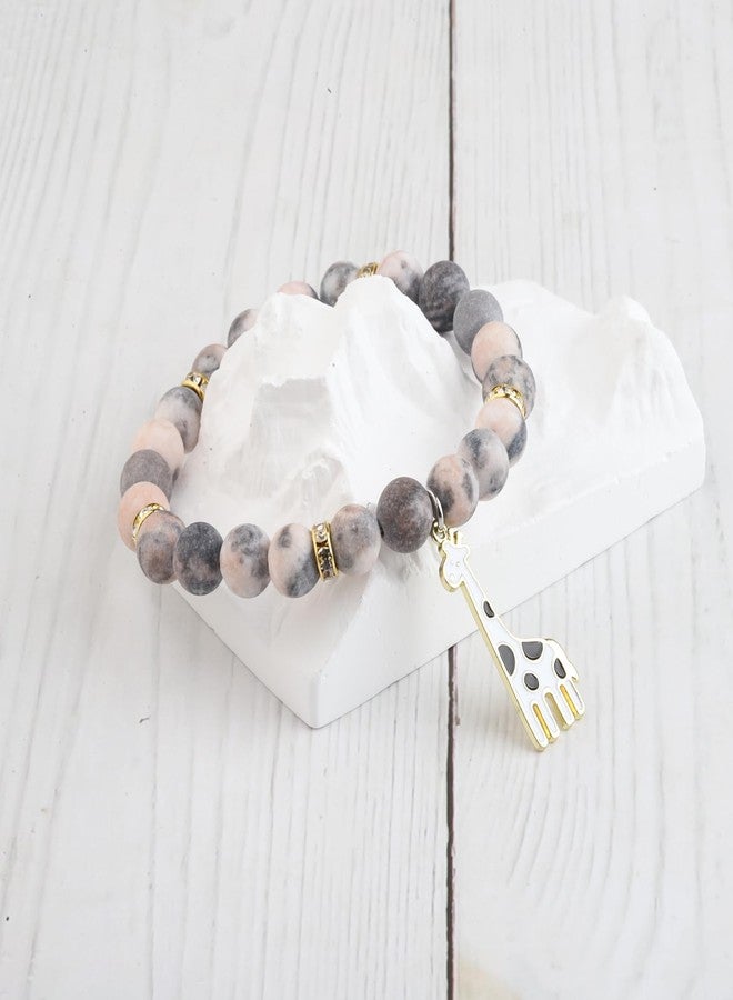 Zuo Bao Funny Giraffe Bracelet Giraffe Gift Idea Giraffes Are Awesome I'm Awesome Therefore I'm A Giraffe Jewelry Cute Giraffe Gift Giraffe Lover Gifts (Giraffe) - Image 5