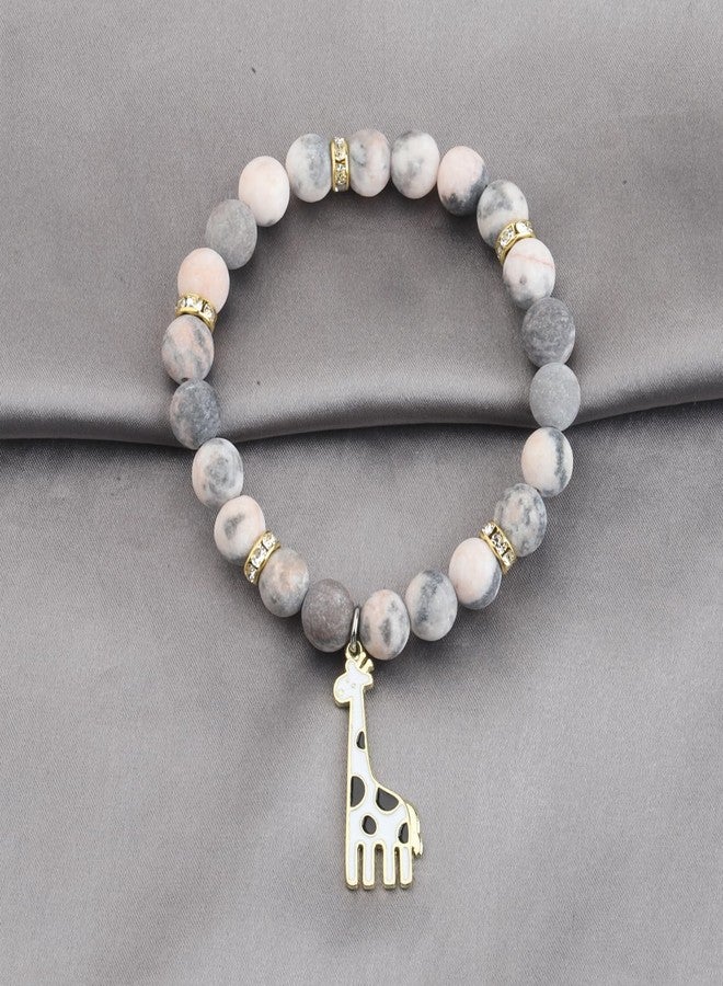 Zuo Bao Funny Giraffe Bracelet Giraffe Gift Idea Giraffes Are Awesome I'm Awesome Therefore I'm A Giraffe Jewelry Cute Giraffe Gift Giraffe Lover Gifts (Giraffe) - Image 4