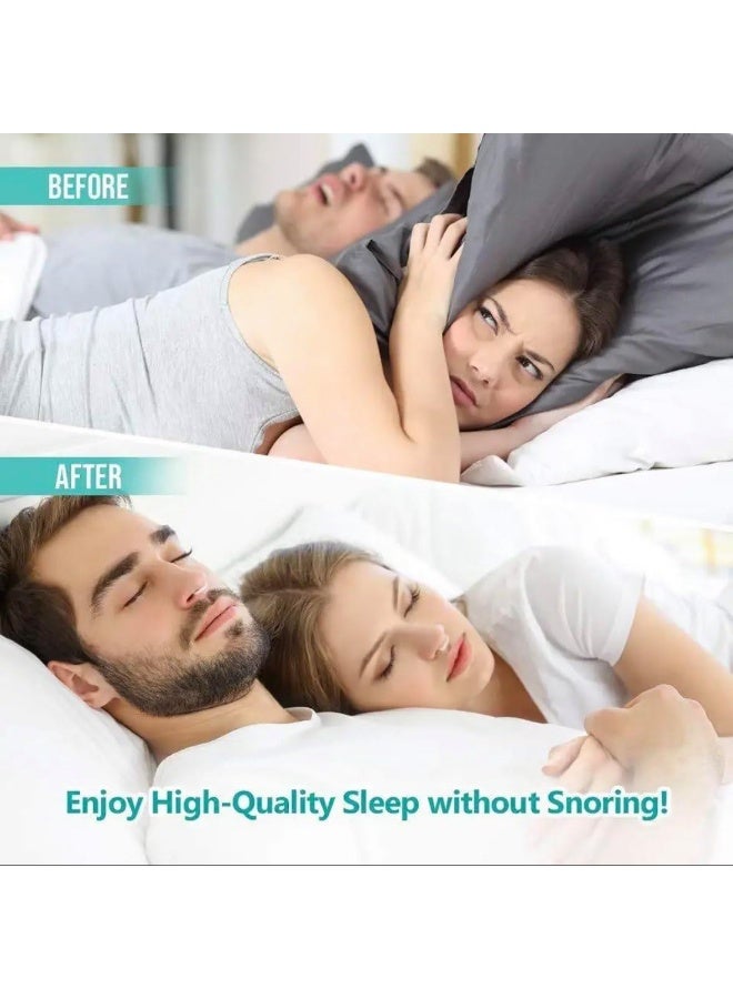 Generic Silicone Magnetic Anti Snore Stop Snoring Nose Clip Sleep Tray Sleeping Aid Apnea Guard Night Device with Case (3PCS - Image 3