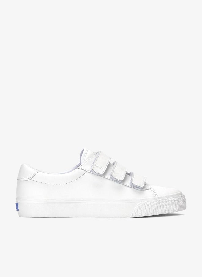 Keds Women's Jump Kick Leather V Casual Sneaker White - Image 1