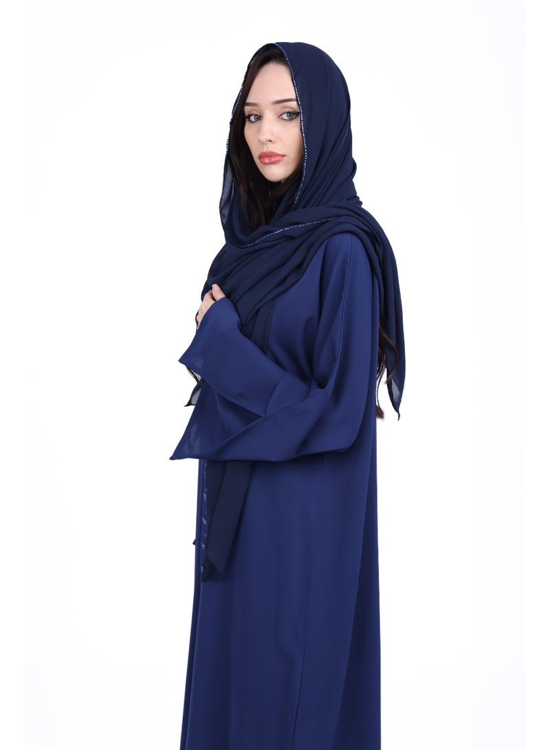 عباية هدية مفتوحة من الأمام مع أزرار - Image 5