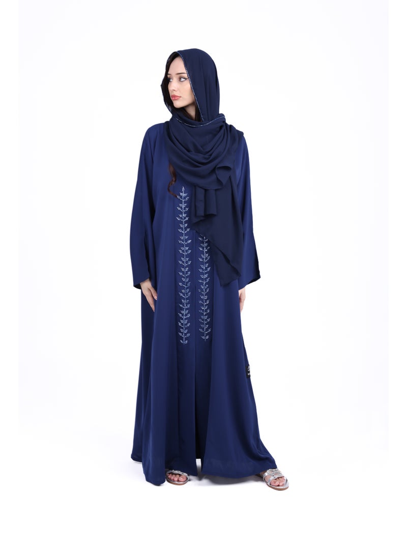 عباية هدية مفتوحة من الأمام مع أزرار - Image 3