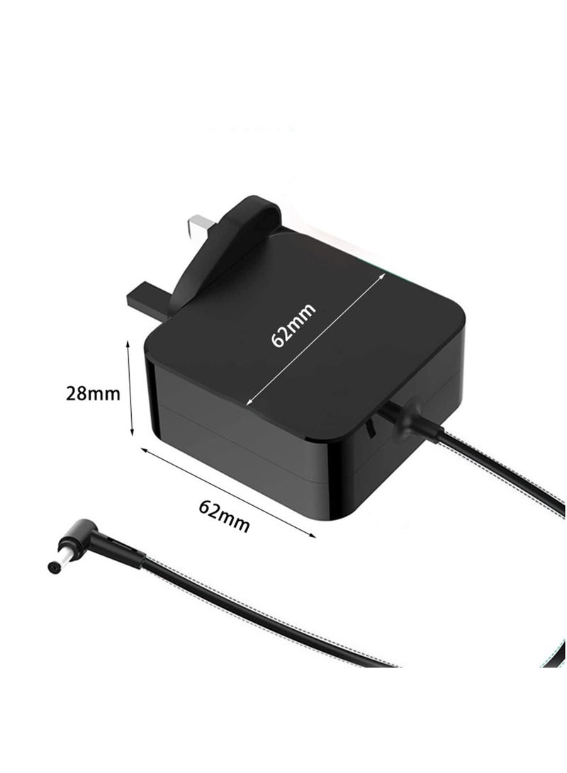 Youque Laptop Charger Adapter 45W 19V for ASUS Black Compatible with Everyday Use Home Office and Travel - Image 5