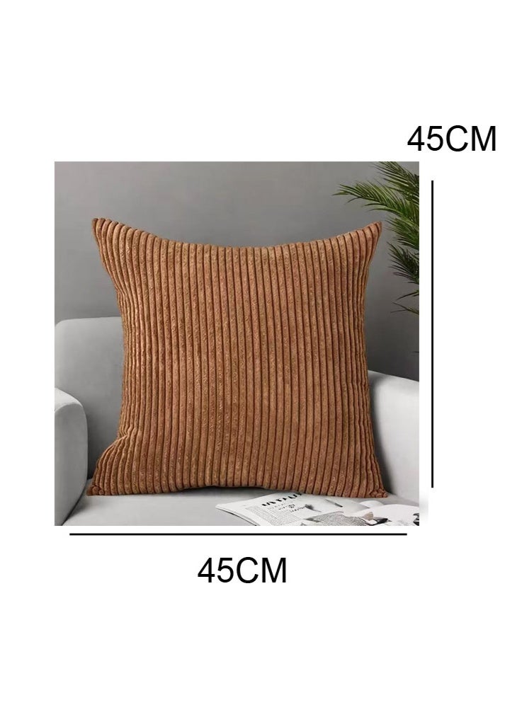 أفهوغو طقم أغطية وسائد مكون من 4 قطع، غطاء وسادة ديكورية، مقاس 45 × 45 سم، بتصميم كلاسيكي أوروبي مجرد، مناسب للأريكة وغرفة النوم وديكور المنزل، مقاس 18 × 18 بوصة. - Image 5