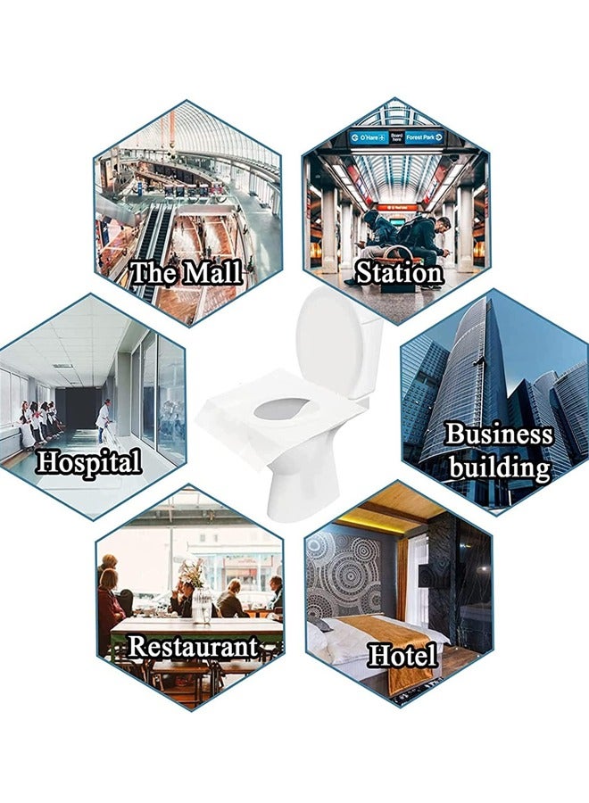 Rocket Flyer Disposable Toilet Seat, Flushable Toilet Mat for Kids, Adults, Pregnant Women, Disposable Toilet Mat for Travel, Antibacterial Disposable Paper Toilet Mat for Public Toilet (60 Sheets) - Image 4