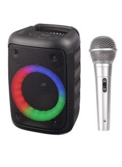 KTS-2042 Portable Bluetooth speaker with Wireless Microphone ,TWS & FM & USB (4 inch)