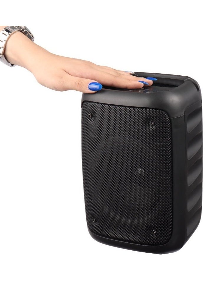KTS - KTS-2042 Portable Bluetooth speaker with Wireless Microphone ,TWS & FM & USB (4 inch) - Image 1