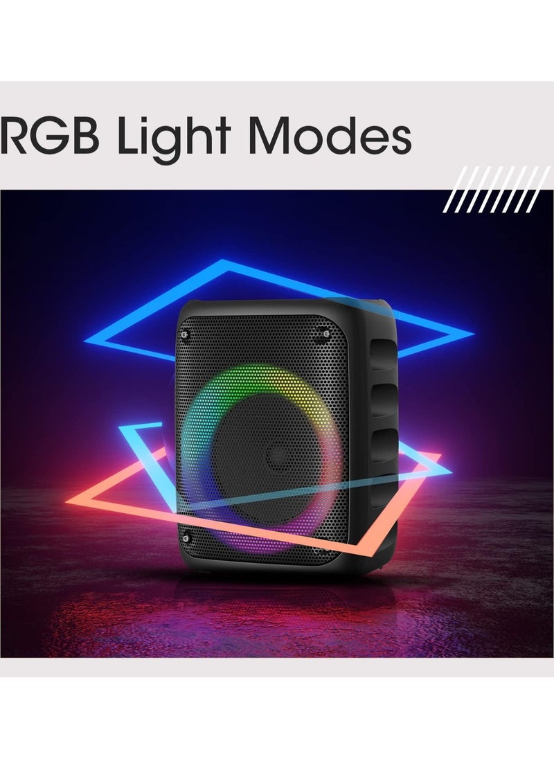 KTS - KTS-2042 Portable Bluetooth speaker with Wireless Microphone ,TWS & FM & USB (4 inch) - Image 1