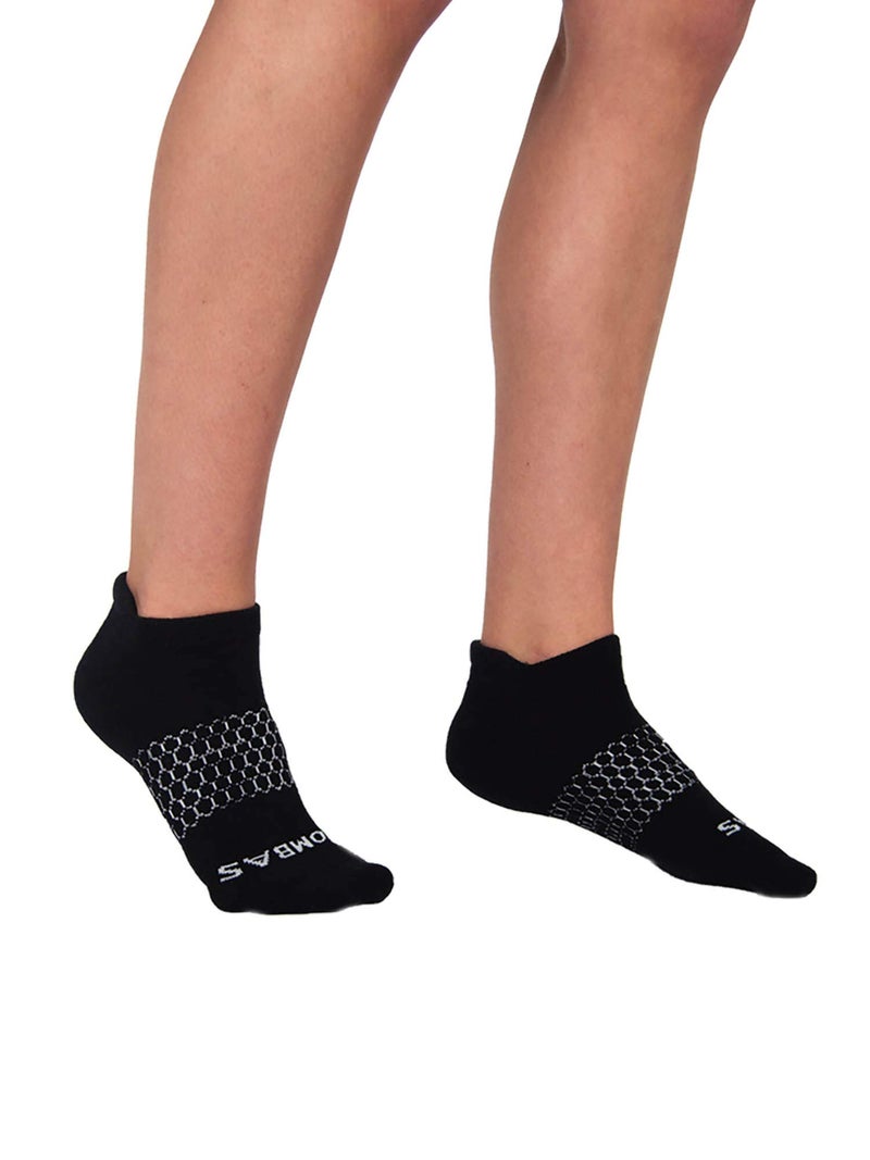 Bombas Women's Originals Black Ankle Socks, Size Small - Image 1