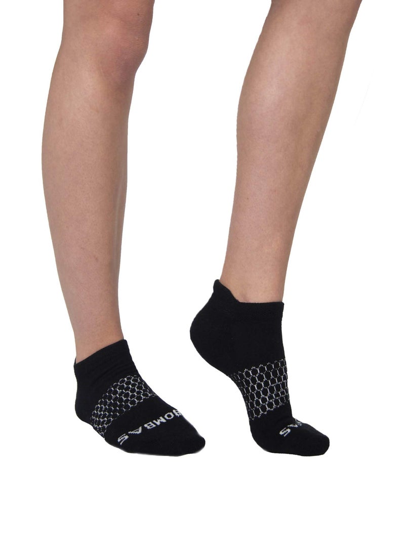 Bombas Women's Originals Black Ankle Socks, Size Small - Image 2