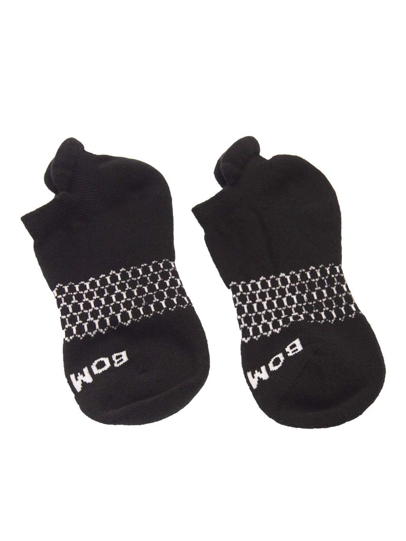 Bombas Women's Originals Black Ankle Socks, Size Small - Image 4