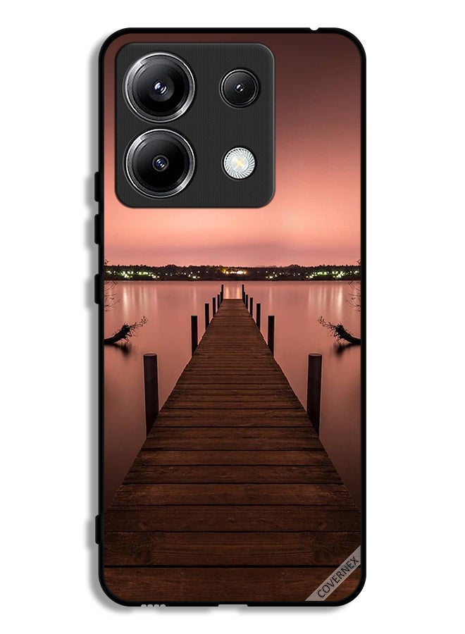 Covernex Xiaomi Poco X6 5G Protective Case Cover Pathway To Sea Evening - Image 1