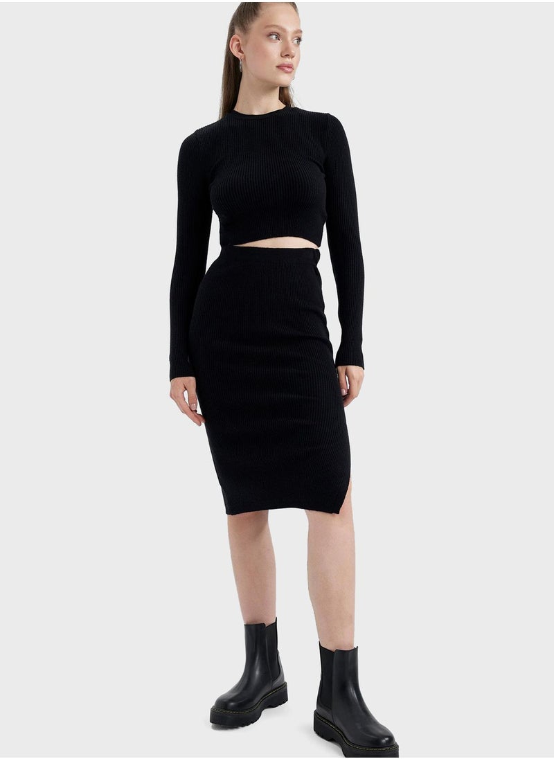 DeFacto - Round Neck Sweater - Image 1