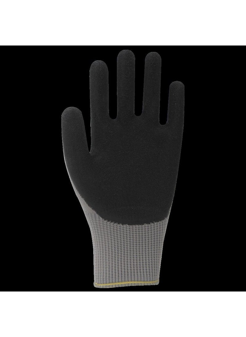 Beybi PL17 Polyester Knitted Latex Glazier Work Gloves Size 10 - 144 Pairs  - Image 3