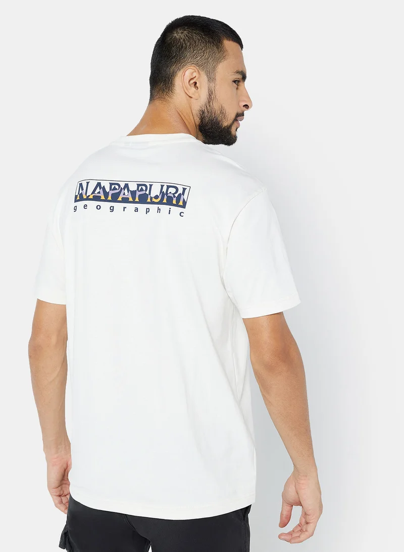 نابابيجري Logo Crew T-Shirt
