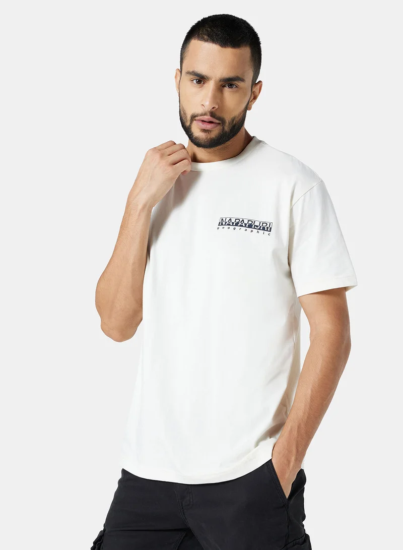 نابابيجري Logo Crew T-Shirt