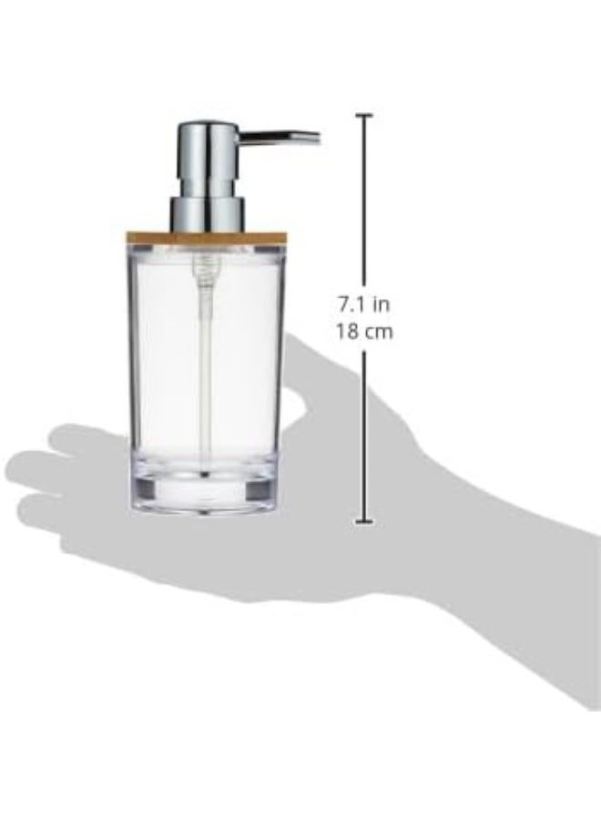 Servewell Servewell Bamboo Soap Dispenser Ps Body +Bamboo Cover  - Image 4