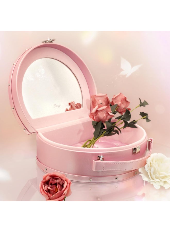 Fancy Dream Star Makeup Gift Box with Mirror- Travel Makeup Organizer And Cosmetic Case, Lovely Gift For Women, Girls, 19×24×9.5 cm - Image 2