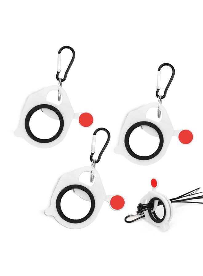 Iffitya 3PCS Zip Tie Organizer - Light Plastic Cable Tie Holder for Efficient Cable Management - Reusable Zip Ties Holder for Easy and Neat Organization (White) - Image 1