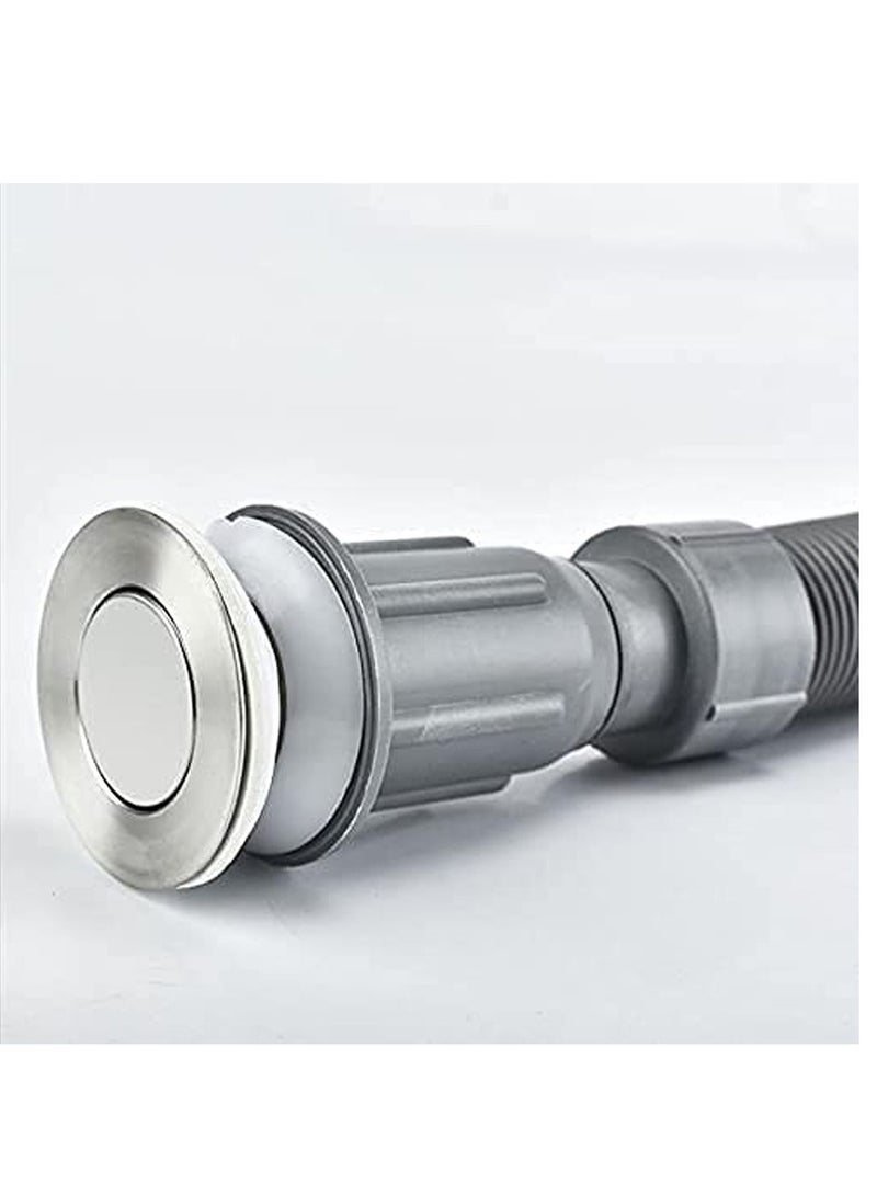 Expandable Sink Drain Pipe, Bathroom and Kitchen 15-31 Inch Universal Washbasin Pipe Assembly - Image 3