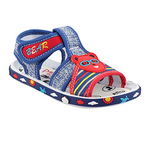 Rex Toddler/Infant Unisex PVC Soft Sole Non Slip Casual Wear Sandals/Floaters for Baby Boys and Baby Girls-Royal Blue | 0-6 Months - Image 3