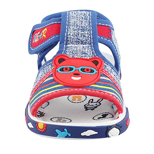 Rex Toddler/Infant Unisex PVC Soft Sole Non Slip Casual Wear Sandals/Floaters for Baby Boys and Baby Girls-Royal Blue | 0-6 Months - Image 2