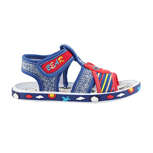 Rex Toddler/Infant Unisex PVC Soft Sole Non Slip Casual Wear Sandals/Floaters for Baby Boys and Baby Girls-Royal Blue | 0-6 Months - Image 4