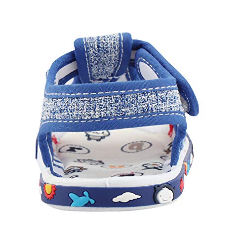 Rex Toddler/Infant Unisex PVC Soft Sole Non Slip Casual Wear Sandals/Floaters for Baby Boys and Baby Girls-Royal Blue | 0-6 Months - Image 5