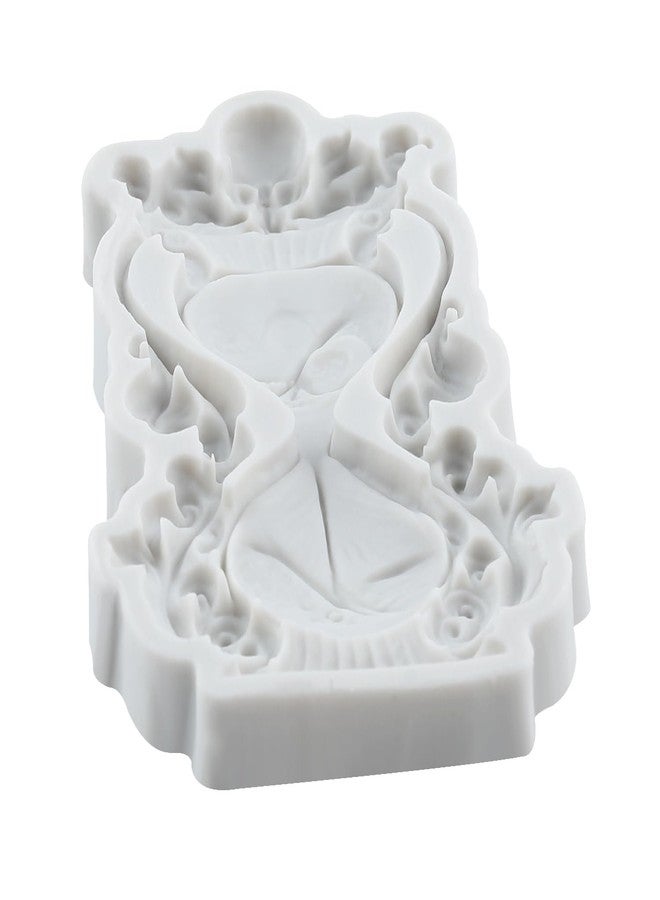 MYPRACS 3D Hourglass Silicone Molds Hourglass Fondant Chocolate Candy Mold For Cake Decoration Cupcake Topper Polymer Clay Gum Paste - Image 3